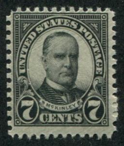USA  SC# 559 Pres McKinley 7c MNH