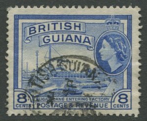 STAMP STATION PERTH British Guiana #259 QEII Definitive Issue Used CV$0.25