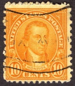 1927, US 10c, James Monroe, Used, Sc 642