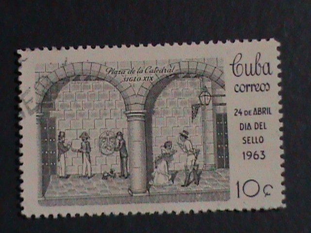 ​CUBA-1963-SC#786  STAMP DAY- KEY STAMP-USED VERY FINE WE SHIP TO WORLDWIDE