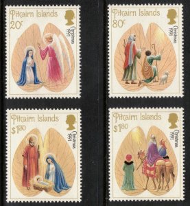 PITCAIRN ISLANDS 1991 Christmas; Scott 358-91; MNH