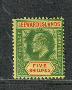 Leeward Islands Sc#40 M/LH/F-VF, Cv. $50