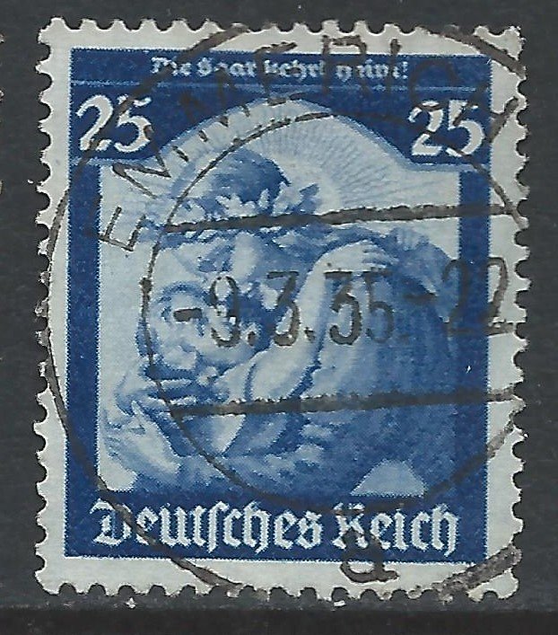 Germany 1935 Saar restoration 25pf - Mi568 used