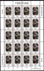 FAROE 1998 EUROPA: National Festivals and Holidays. 2 MINI-SHEETS = 20 sets, MNH