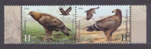 2016 Belarus 1113-1114Paar Birds of prey 6,00 €