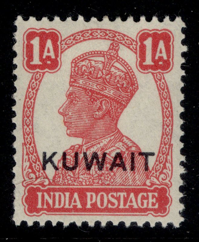 KUWAIT GVI SG55, 1a carmine, LH MINT.