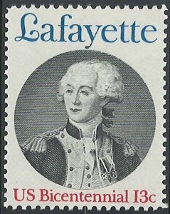 Scott: 1716 United States - Lafayette - MNH