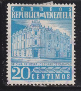 Venezuela 706 Caracas General Post Office 1958