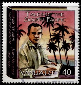 Vanuatu Stamp #929 USED VFU  XF SINGLE JAMES A. MICHENER WRITER