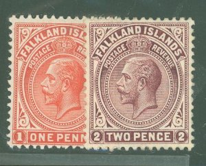 Falkland Islands #31-32 Unused