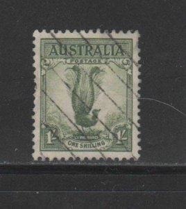 AUSTRALIA #141  1932  MALE LYREBIRD       F-VF USED