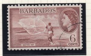 Barbados 1953 Early Issue Fine Used 6c. 296855