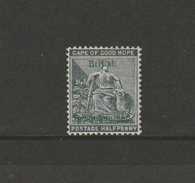 Bechuanaland 1888 QV Opts 1/2d Grey Black MM SG 30