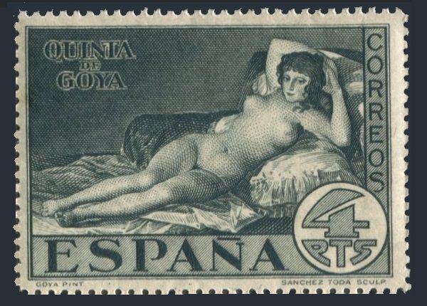 Spain 398,MNH.Mi 480. Francisco de Goya y Lucientes,painter,1930.La Maja Desnuda