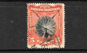 NORTH BORNEO  1894    5c  PICTORIAL    FU     SG 72