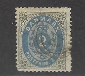 Denmark SC#16 Used F-VF SCV$25.00...fill a great Spot!