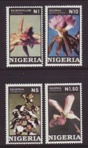 Nigeria 624-627 Flowers MNH VF