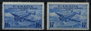 Canada 1942-1943 UN CE1-CE2 - Airmails - MVLH