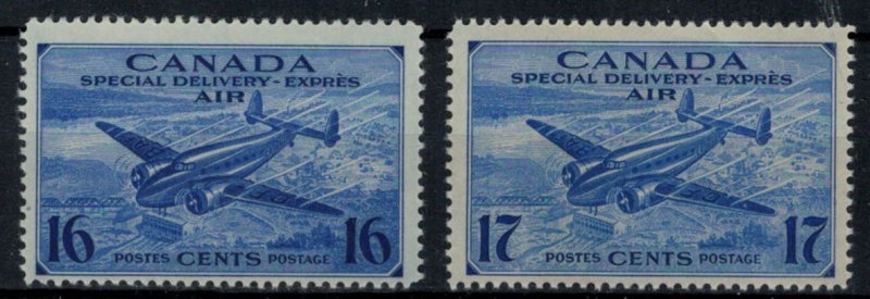 Canada 1942-1943 UN CE1-CE2 - Airmails - MVLH