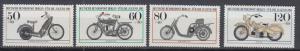 Berlin - 1983 Motorcycles Mi# 694/697 - MNH (9055)