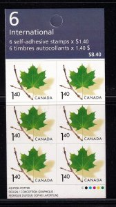 Canada 2003  - Maple Leaf 1.40$  - Booklet of 6 MNH # BK283