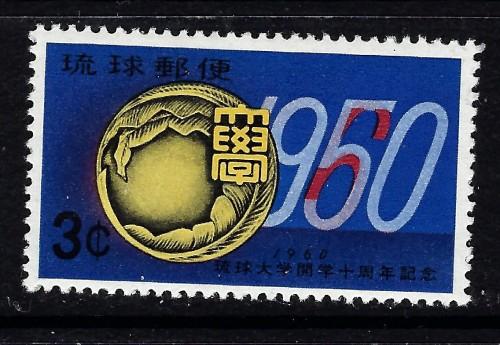 Ryukyu Is 64 Hinged 1960 issue