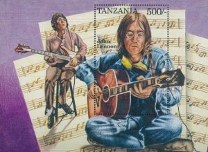 TANZANIA JOHN LENNON - SCOTT 1336 - SOUVENIR SHEET MNH