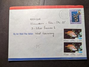 1992 State of Qatar Airmail Cover Doha to Bremen West Germany