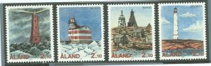 Finland/Aland Islands #64-67   (Lighthouses)