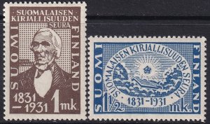 Finland 1931 Sc 180-1 set MLH*