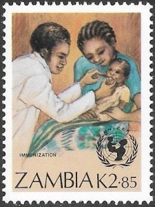 Zambia 1988 Scott # 442 Mint NH. Free Shipping for All Additional Items.