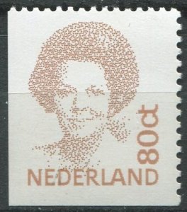 Netherlands Sc#774A MNH, 80c red brn, Queen Beatrix - 1991-2000 - Type 'Inver...
