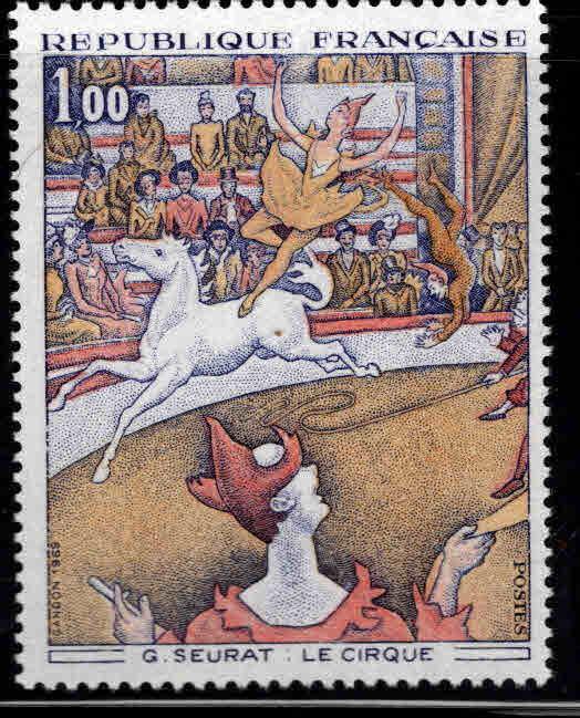 FRANCE Scott 1239 MNH** the Circus by Georges Seurat