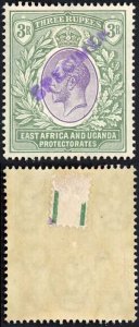 KUT SG55s KGV 3r Violet and Green opt Specimen locally M/M