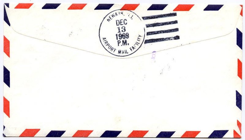 Eastern Airlines First Flight Jamaica to New Jersey, Dec. 1969