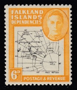 Falkland Islands, SG 14 (Thin Map), MLH