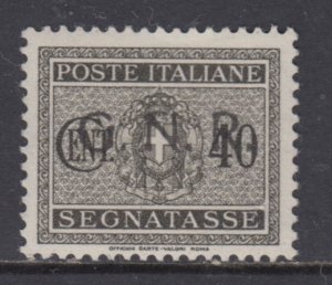 ITALY RSI Tax 52A cv 1800$ Overprint Colour ERROR MNH** Signed Chiavarello R+