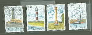 Belgium #2150-53  Single (Complete Set) (Lighthouses)