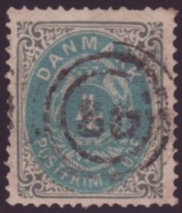 Denmark Scott #26 used CV $0.40