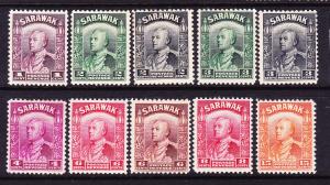 SARAWAK  1934   BROOKE PART SET  MLH  