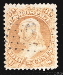 MOMEN: US STAMPS #71 FANCY CANCEL USED VF+ LOT #79664*
