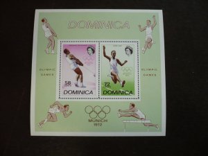 Stamps - Dominica - Scott# 344a - Mint Never Hinged Souvenir Sheet