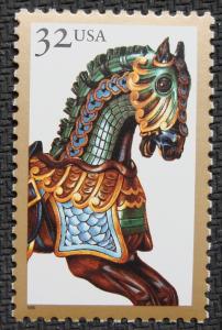 US #2978 MNH Single, Carousel Horse, SCV $.65 L12 