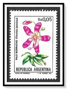 Argentina #1429 Flowers MNH