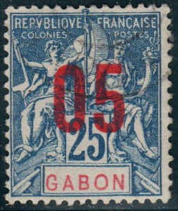 Gabon  #76  Mint H CV $1.60