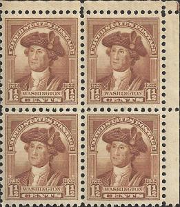 # 706 Mint Never Hinged Brown Washington Bicentennial