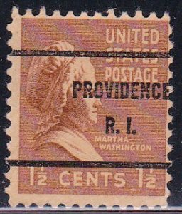 Precancel - Providence, RI PSS 805-61 - Better Bureau Issue