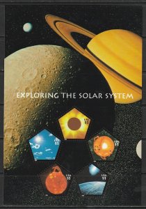 ​USA Sc#3410 Exploring the Solar System Souvenir Sheet  MNH