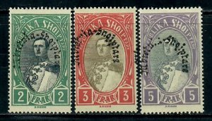 Albania #235 - 237 Mint Hinged singles