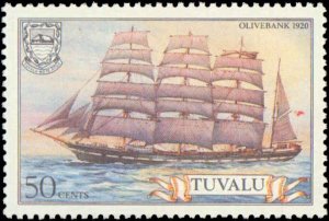 Tuvalu #151-156, Complete Set(6), 1981, Ships, Never Hinged